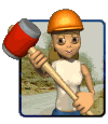 Images/construction girl holding sledge.gif